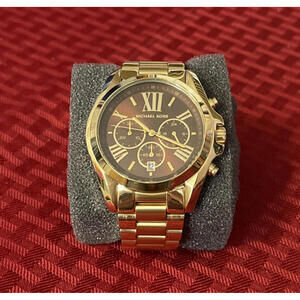 Michael Kors | Bradshaw Chronograph Unisex Womens Watch MK5502 | Gold | MZZ7